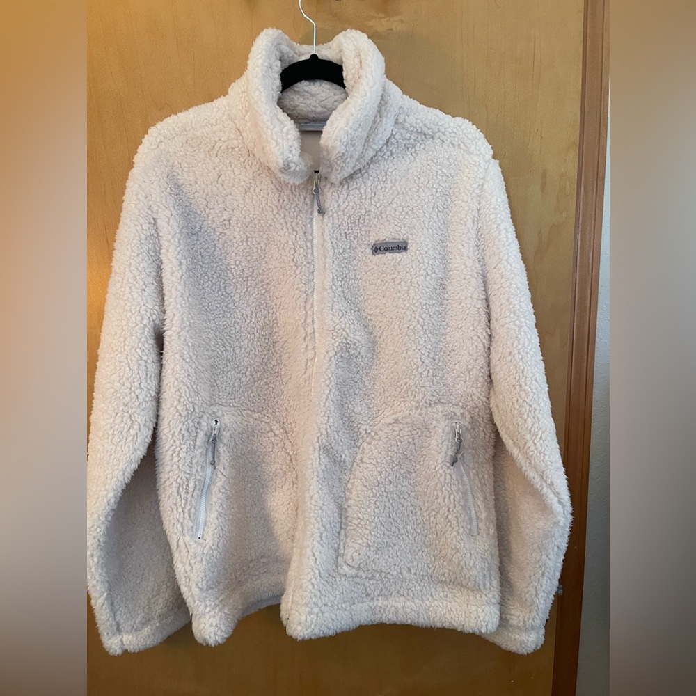 Columbia Sherpa-like zip up jacket